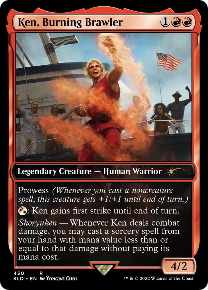 Ken Burning Brawler 430 (Secret Lair Drop Series)  | Good Games Adelaide SA