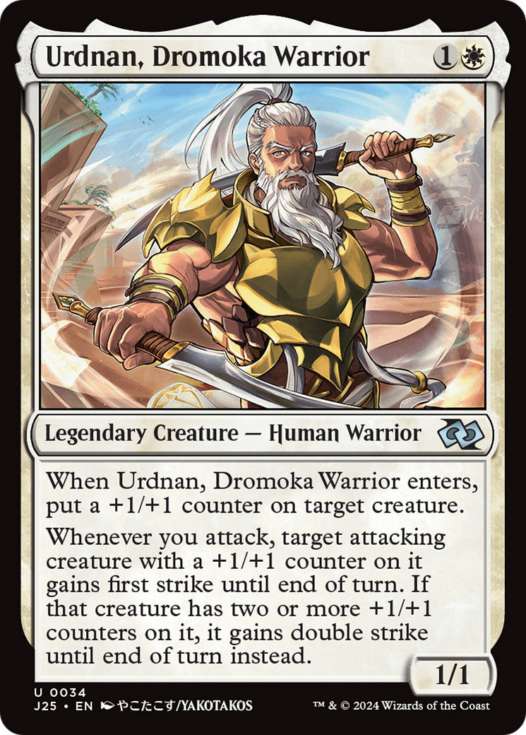 Urdnan, Dromoka Warrior (Anime) [Foundations Jumpstart] | Good Games Adelaide SA