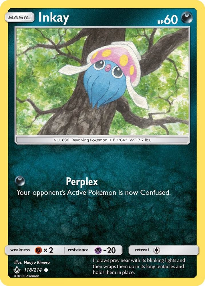 Inkay 118/214 (SM - Unbroken Bonds)  | Good Games Adelaide SA