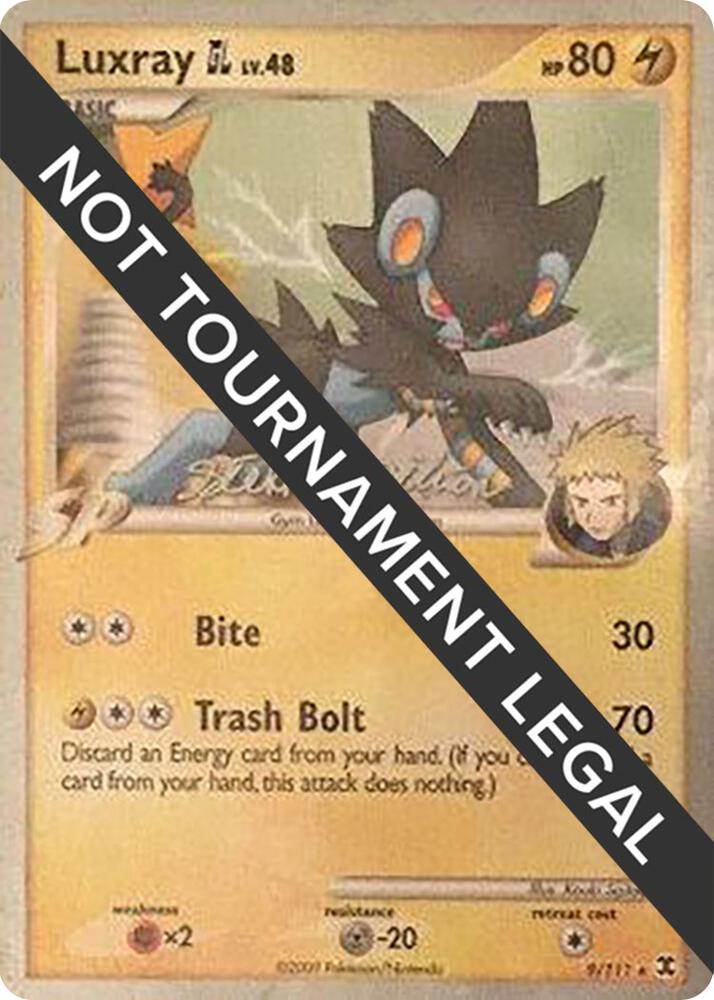Luxray GL 2009 Stephen Silvestro 9/111 (World Championship Decks)  | Good Games Adelaide SA