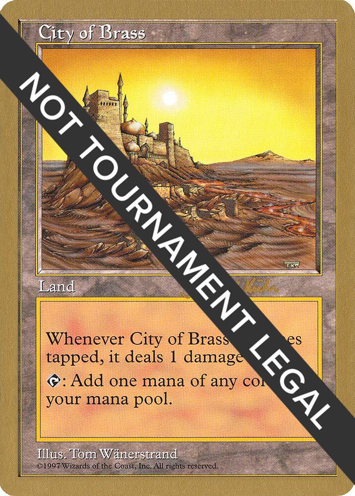 City of Brass 1997 Janosch Kuhn 5ED  (World Championship Decks)  | Good Games Adelaide SA