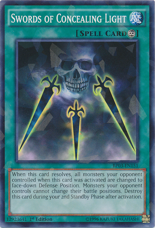 Swords of Concealing Light [BP03-EN151] Shatterfoil Rare | Good Games Adelaide SA