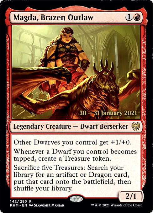 Magda Brazen Outlaw 142 (Prerelease Cards)  - Foil | Good Games Adelaide SA