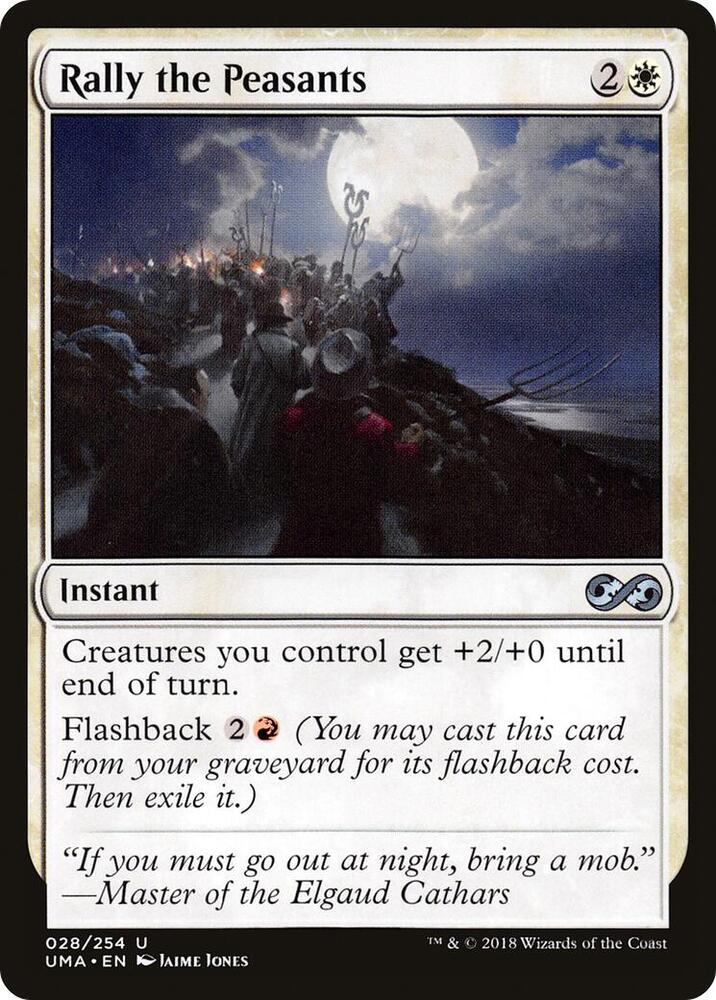 Rally the Peasants 28 (Ultimate Masters)  - Foil | Good Games Adelaide SA