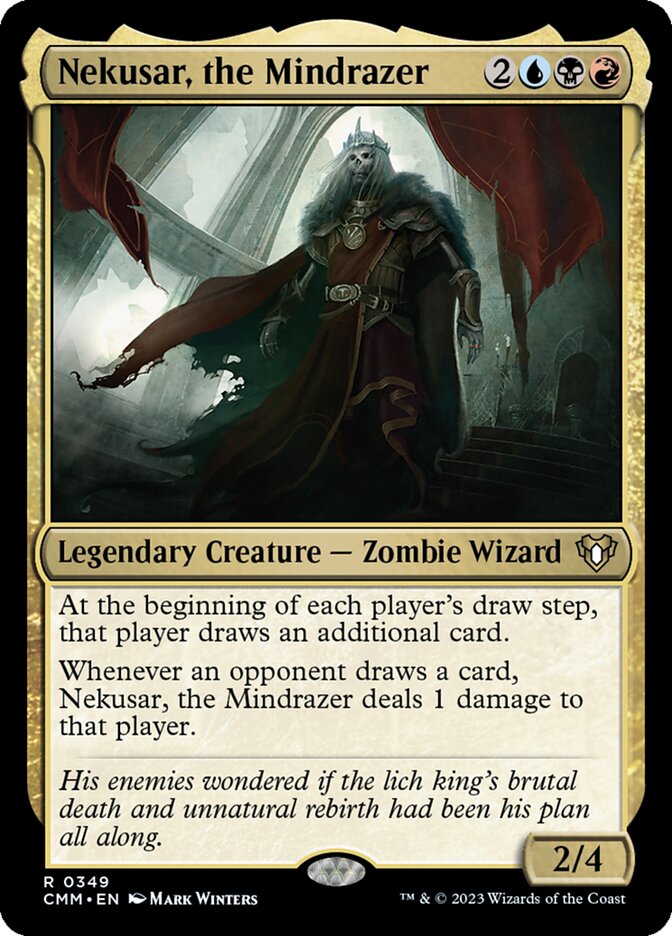 Nekusar the Mindrazer 349 (Commander Masters)  - Foil | Good Games Adelaide SA
