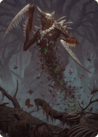 Grist the Plague Swarm Art Card 18 (Art Series: Modern Horizons 3)  | Good Games Adelaide SA