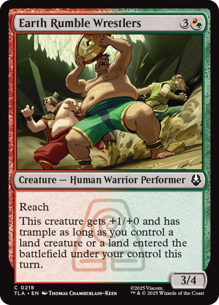 Earth Rumble Wrestlers 218 (Avatar: The Last Airbender)  - Foil | Good Games Adelaide SA