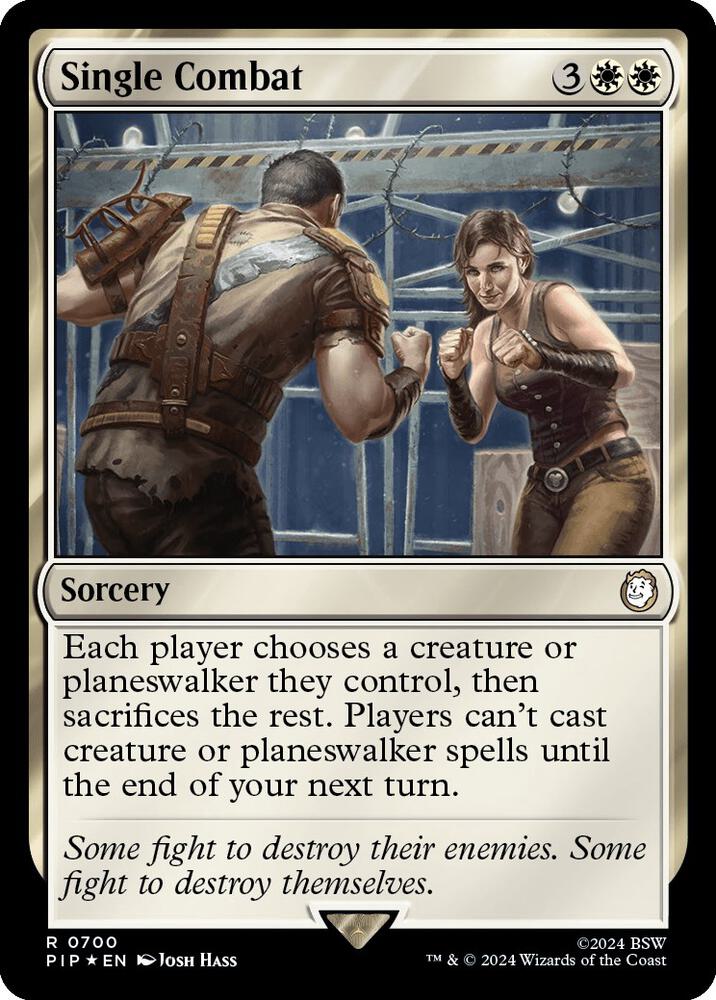 Single Combat 700 (Universes Beyond: Fallout)  - Foil | Good Games Adelaide SA