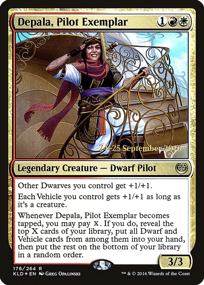 Depala, Pilot Exemplar [Kaladesh Promos] | Good Games Adelaide SA