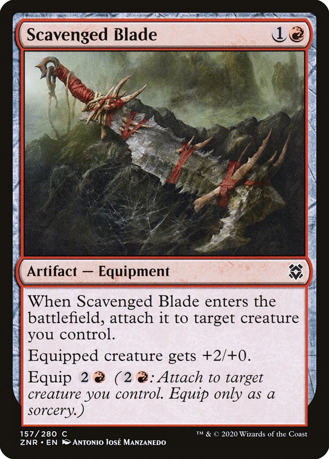 Scavenged Blade 157/280 (Zendikar Rising)  | Good Games Adelaide SA