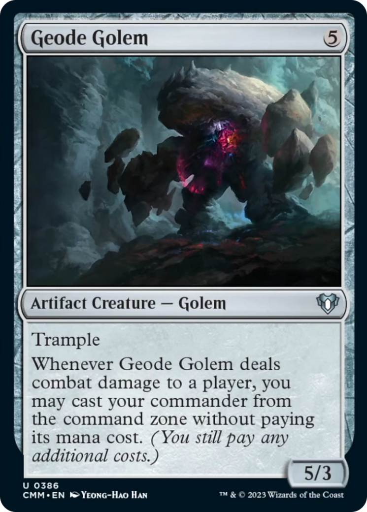 Geode Golem [Commander Masters] | Good Games Adelaide SA