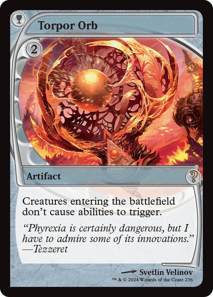 Torpor Orb (Future Sight) [Mystery Booster 2] | Good Games Adelaide SA