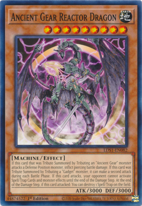 Ancient Gear Reactor Dragon [LDS1-EN082] Common | Good Games Adelaide SA
