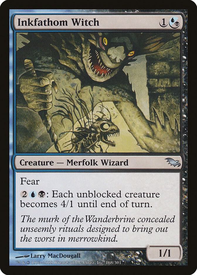 Inkfathom Witch 168 (Shadowmoor)  - Foil | Good Games Adelaide SA