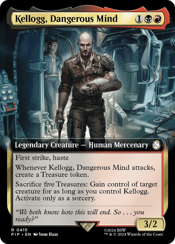 Kellogg, Dangerous Mind 415 (Universes Beyond: Fallout)  - Foil | Good Games Adelaide SA