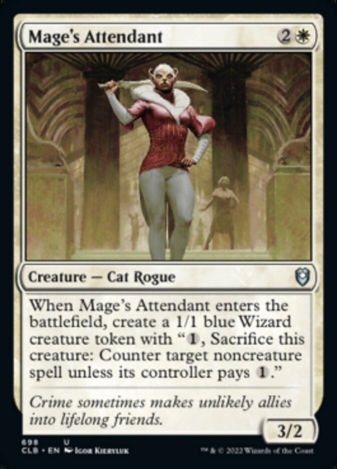 Mage's Attendant [Commander Legends: Battle for Baldur's Gate] | Good Games Adelaide SA