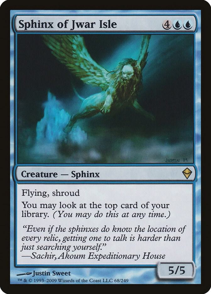 Sphinx of Jwar Isle 68 (Zendikar)  - Foil | Good Games Adelaide SA