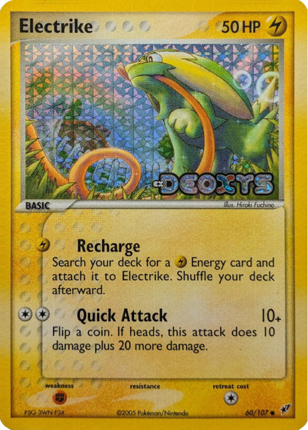 Electrike (60/107) (Stamped) [EX: Deoxys] | Good Games Adelaide SA