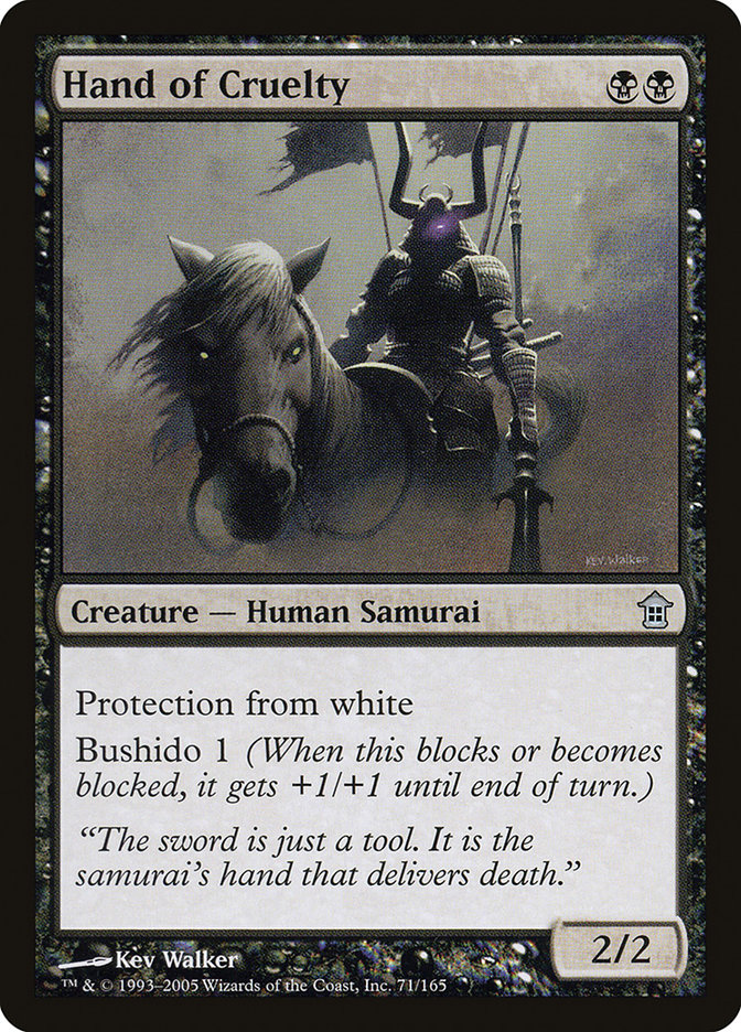 Hand of Cruelty 71 (Saviors of Kamigawa)  - Foil | Good Games Adelaide SA