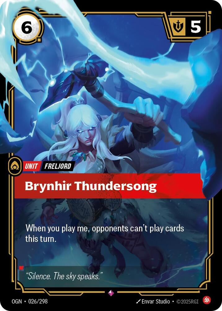 Brynhir Thundersong 026/298 (Origins)  - Foil | Good Games Adelaide SA