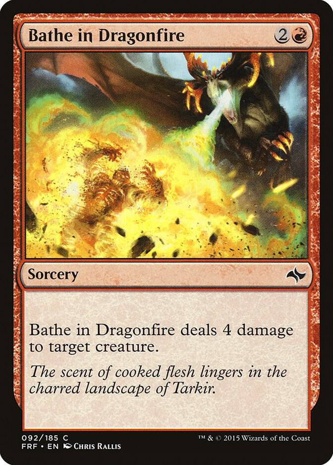 Bathe in Dragonfire 92/185 (Fate Reforged)  | Good Games Adelaide SA