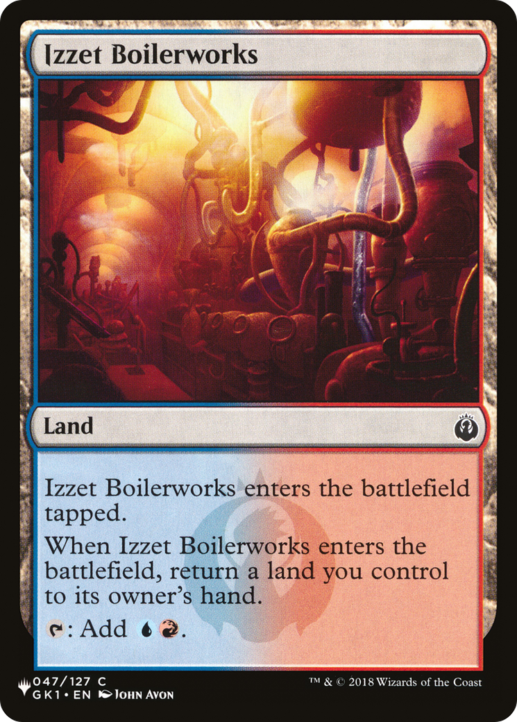 Izzet Boilerworks (GK1) [The List Reprints] | Good Games Adelaide SA