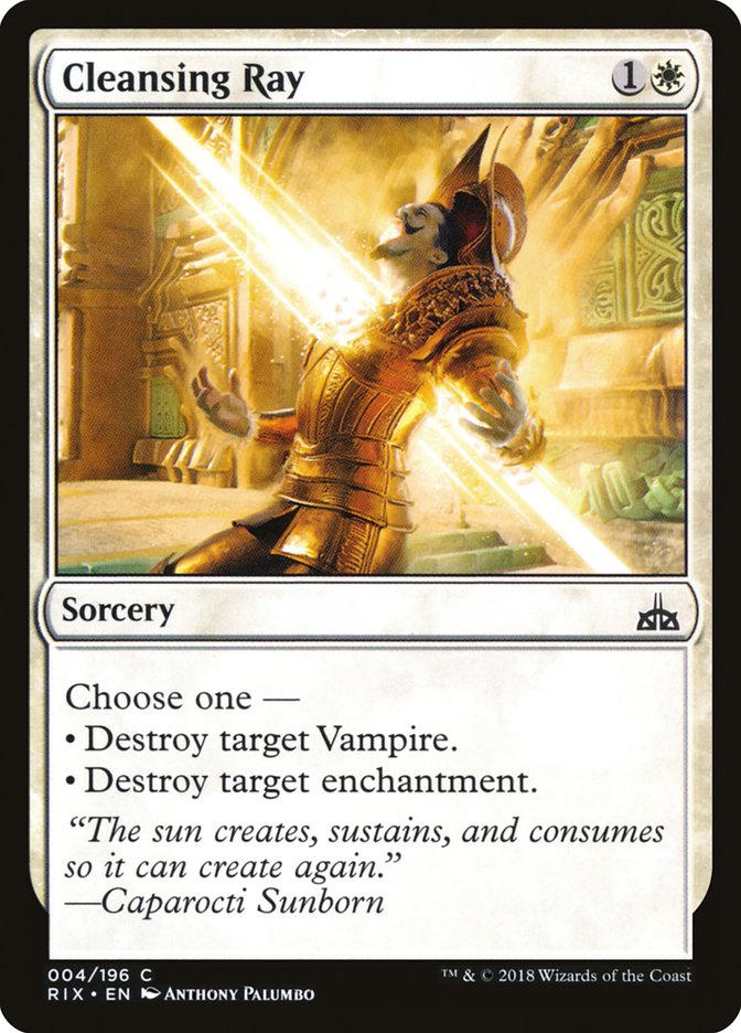 Cleansing Ray 4 (Rivals of Ixalan)  | Good Games Adelaide SA