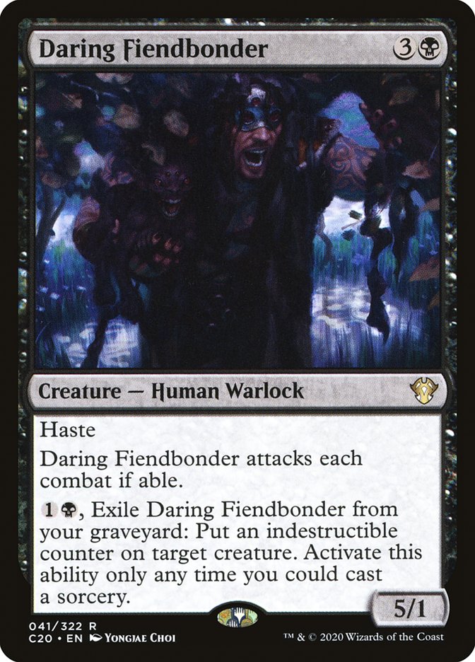 Daring Fiendbonder 41 (Commander 2020)  | Good Games Adelaide SA
