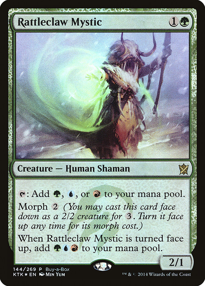 Rattleclaw Mystic (Buy-A-Box) [Khans of Tarkir Promos] | Good Games Adelaide SA