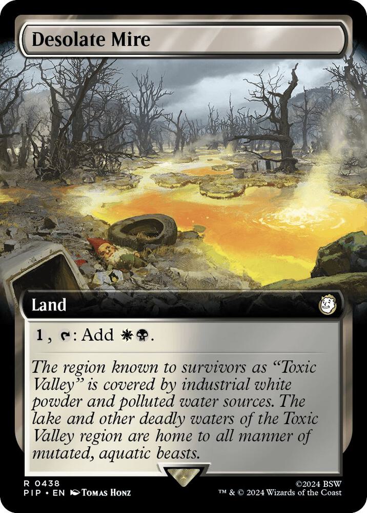 Desolate Mire Extended Art 438 (Universes Beyond: Fallout)  | Good Games Adelaide SA