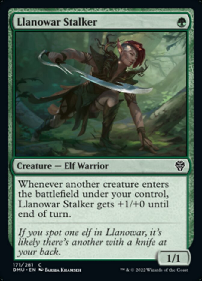 Llanowar Stalker [Dominaria United] | Good Games Adelaide SA