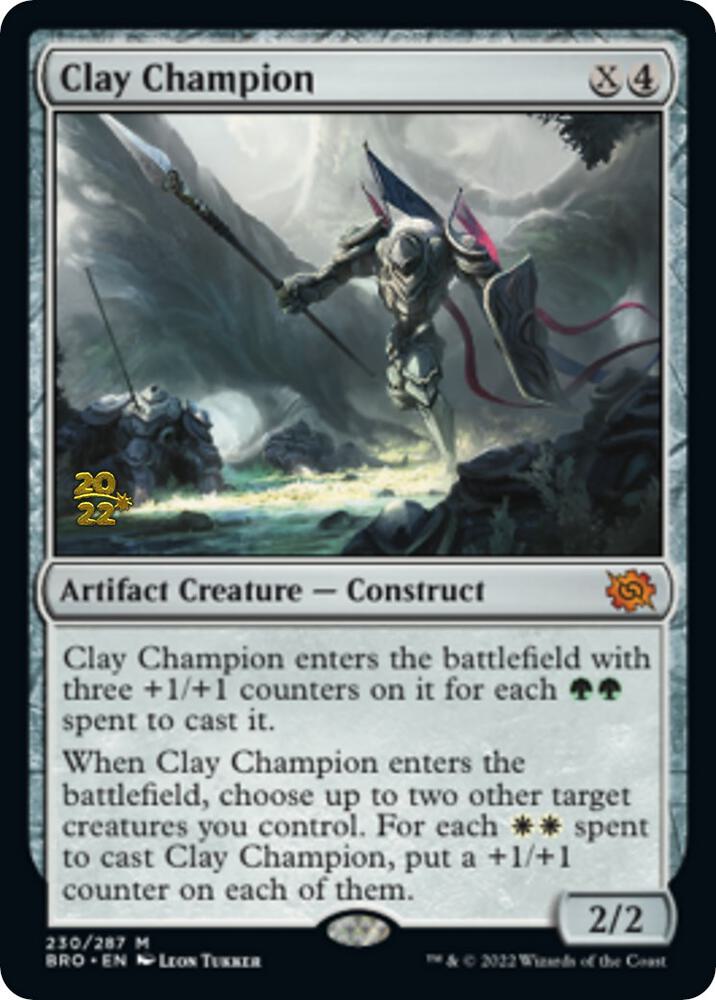 Clay Champion 230 (Prerelease Cards)  - Foil | Good Games Adelaide SA