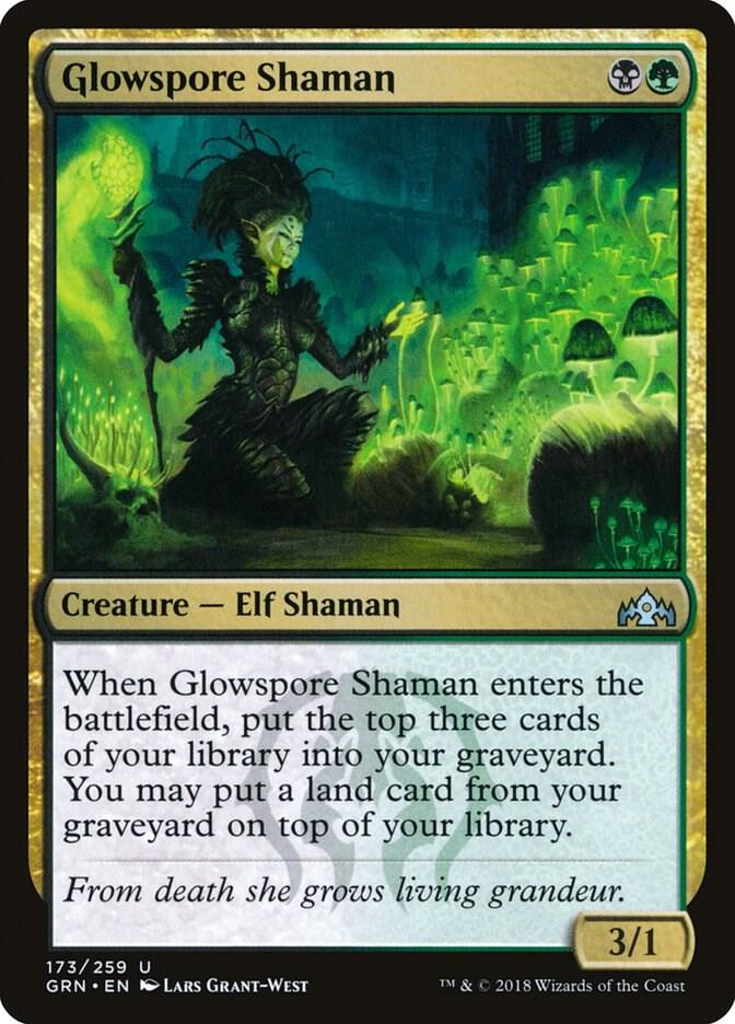 Glowspore Shaman 173 (Guilds of Ravnica)  | Good Games Adelaide SA