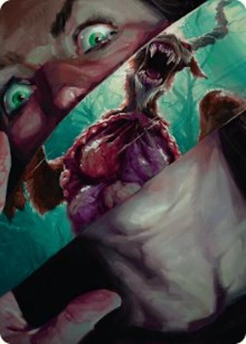Hauntwoods Shrieker Art Card 40 (Art Series: Duskmourn: House of Horror)  | Good Games Adelaide SA
