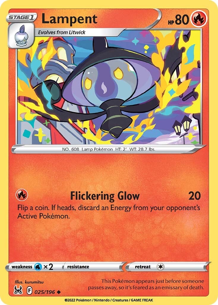 Lampent (025/196) [Sword & Shield: Lost Origin] | Good Games Adelaide SA