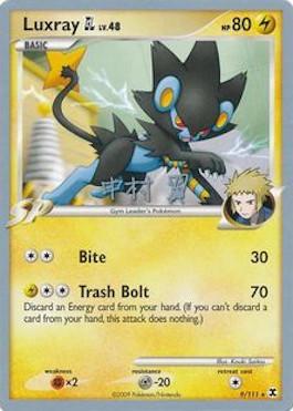 Luxray GL LV.48 (9/111) (Crowned Tiger - Tsubasa Nakamura) [World Championships 2009] | Good Games Adelaide SA
