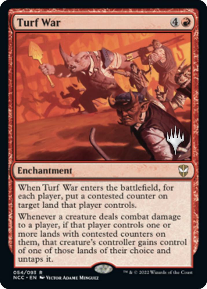 Turf War 54 (Promo Pack: Streets of New Capenna)  - Foil | Good Games Adelaide SA