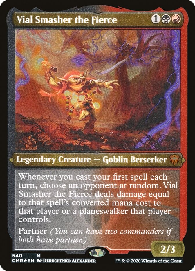 Vial Smasher the Fierce (Foil Etched) [Commander Legends] | Good Games Adelaide SA