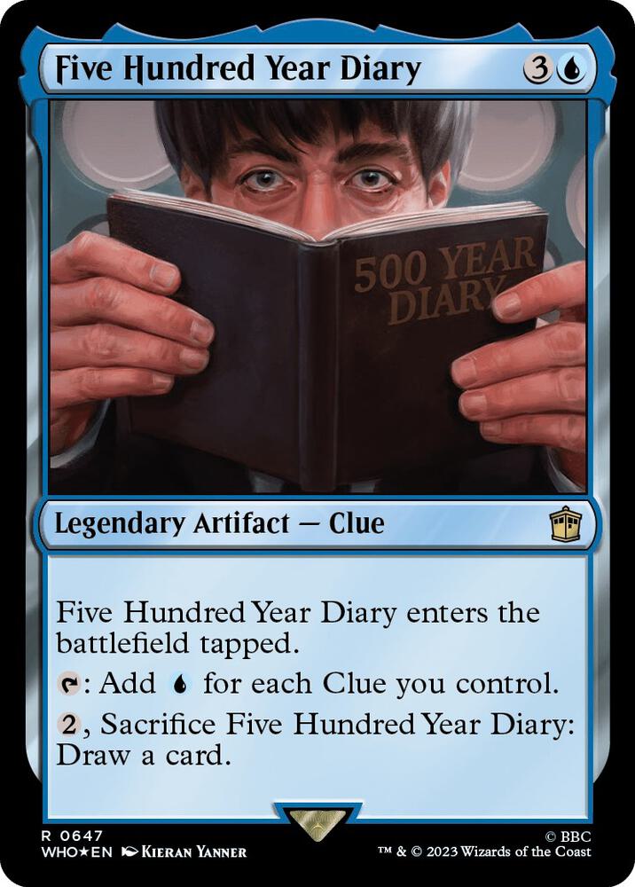 Five Hundred Year Diary 647 (Universes Beyond: Doctor Who)  - Foil | Good Games Adelaide SA