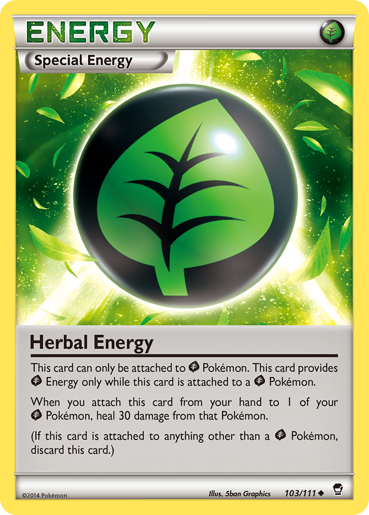 Herbal Energy (103/111) [XY: Furious Fists] | Good Games Adelaide SA