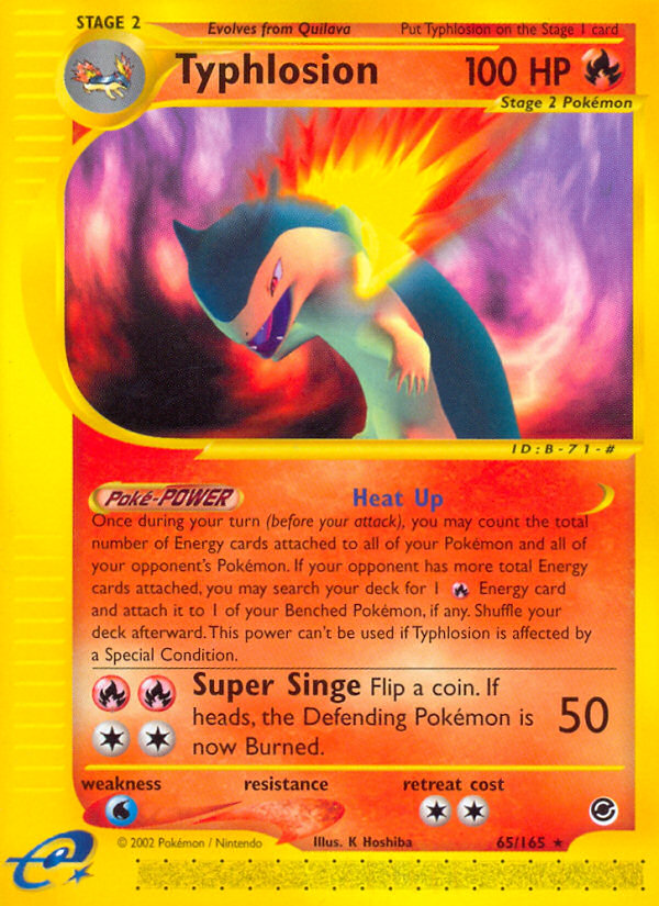 Typhlosion (65/165) [Expedition: Base Set] | Good Games Adelaide SA