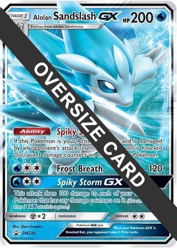 Alolan Sandslash GX SM236 SM236 (Jumbo Cards)  - Holofoil | Good Games Adelaide SA