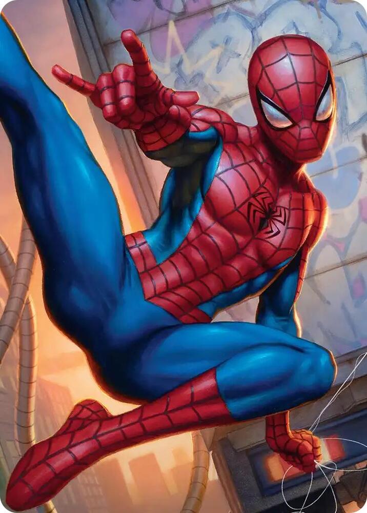 Sensational Spider Man Art Card  (Art Series: Marvel's Spider-Man)  | Good Games Adelaide SA