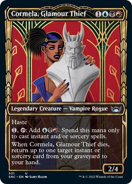 Cormela Glamour Thief Showcase 301 (Streets of New Capenna)  - Foil | Good Games Adelaide SA