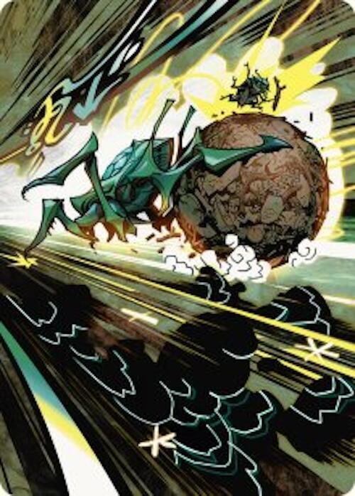 Debris Beetle Art Card 45 (Art Series: Aetherdrift)  | Good Games Adelaide SA