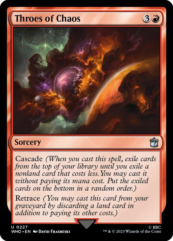Throes of Chaos 227 (Universes Beyond: Doctor Who)  | Good Games Adelaide SA