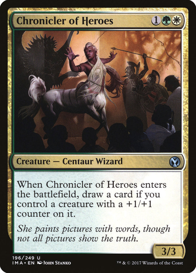 Chronicler of Heroes [Iconic Masters] | Good Games Adelaide SA