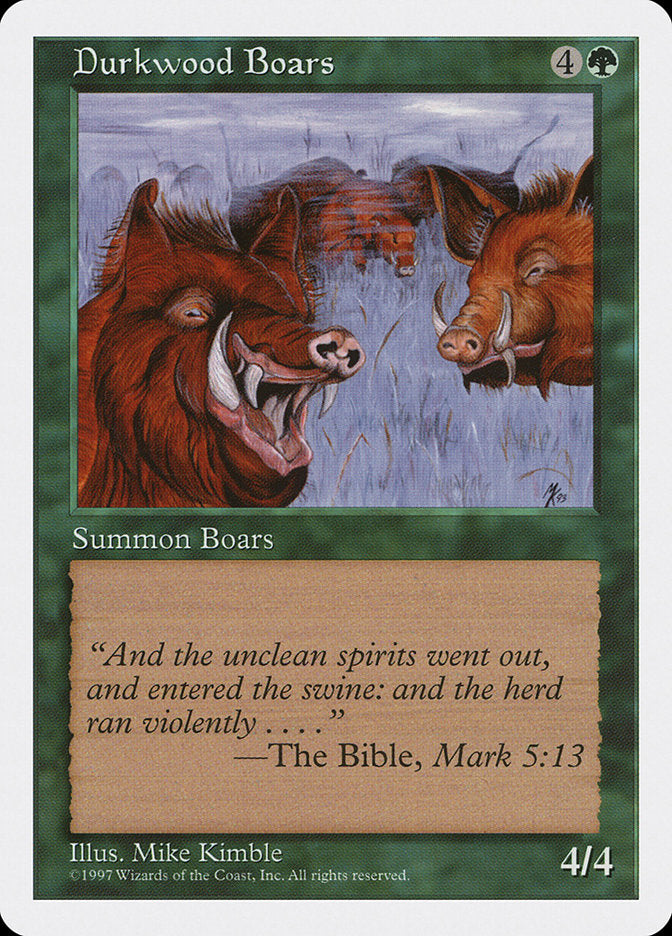 Durkwood Boars [Fifth Edition] | Good Games Adelaide SA