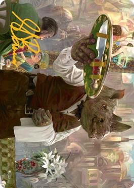Killer Service Art Card Gold Stamped Signature 62 (Art Series: Streets of New Capenna)  | Good Games Adelaide SA