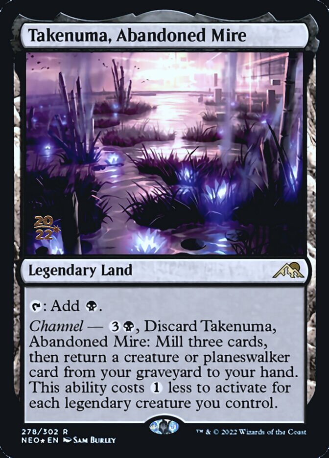 Takenuma, Abandoned Mire [Kamigawa: Neon Dynasty Prerelease Promos] | Good Games Adelaide SA